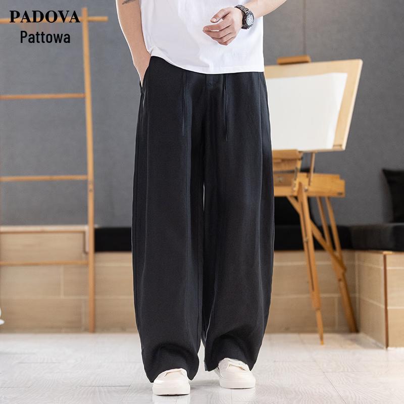 Patova Men s Tencel Linen Casual Pants M