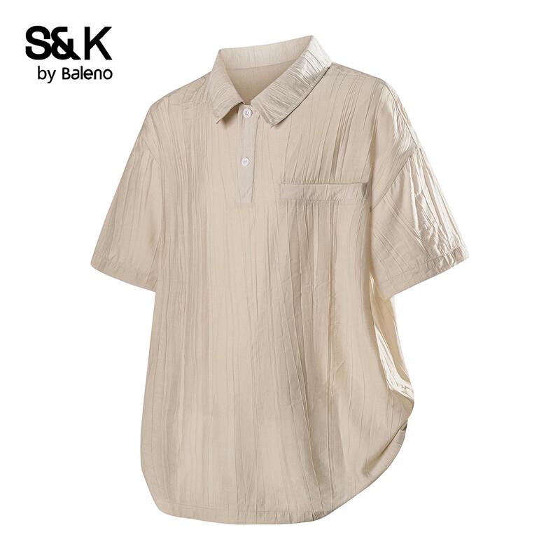 

Baleno S&K Men s Loose Fit Short Sleeve Shirt XL