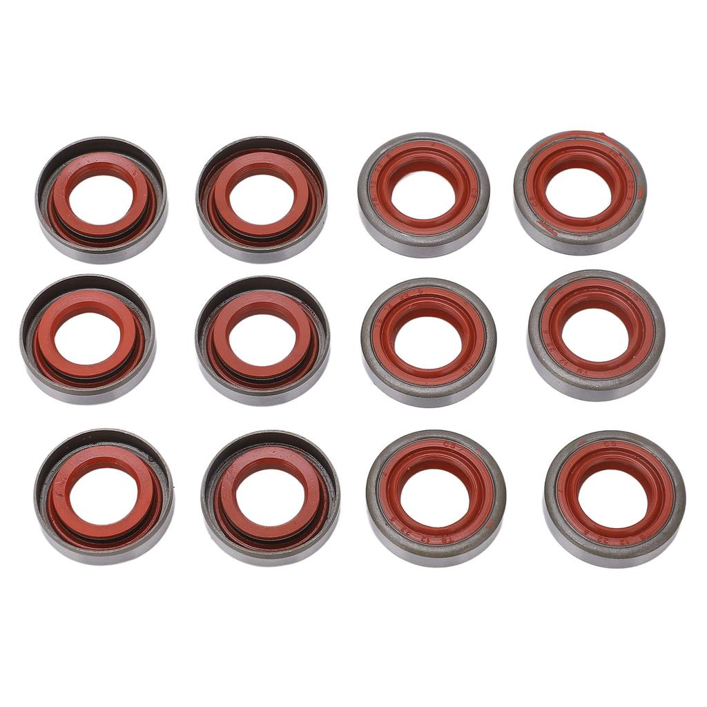 12Pcs Trimmer Oil Seal Cover Kit Iron ABS Oil Seal Replacement for Stihl FS80 FS85