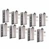 10Pcs Cabinet Door Push Latch Magnetic Stainless Steel Cupboard Rebounder Touch Latches Kitchen