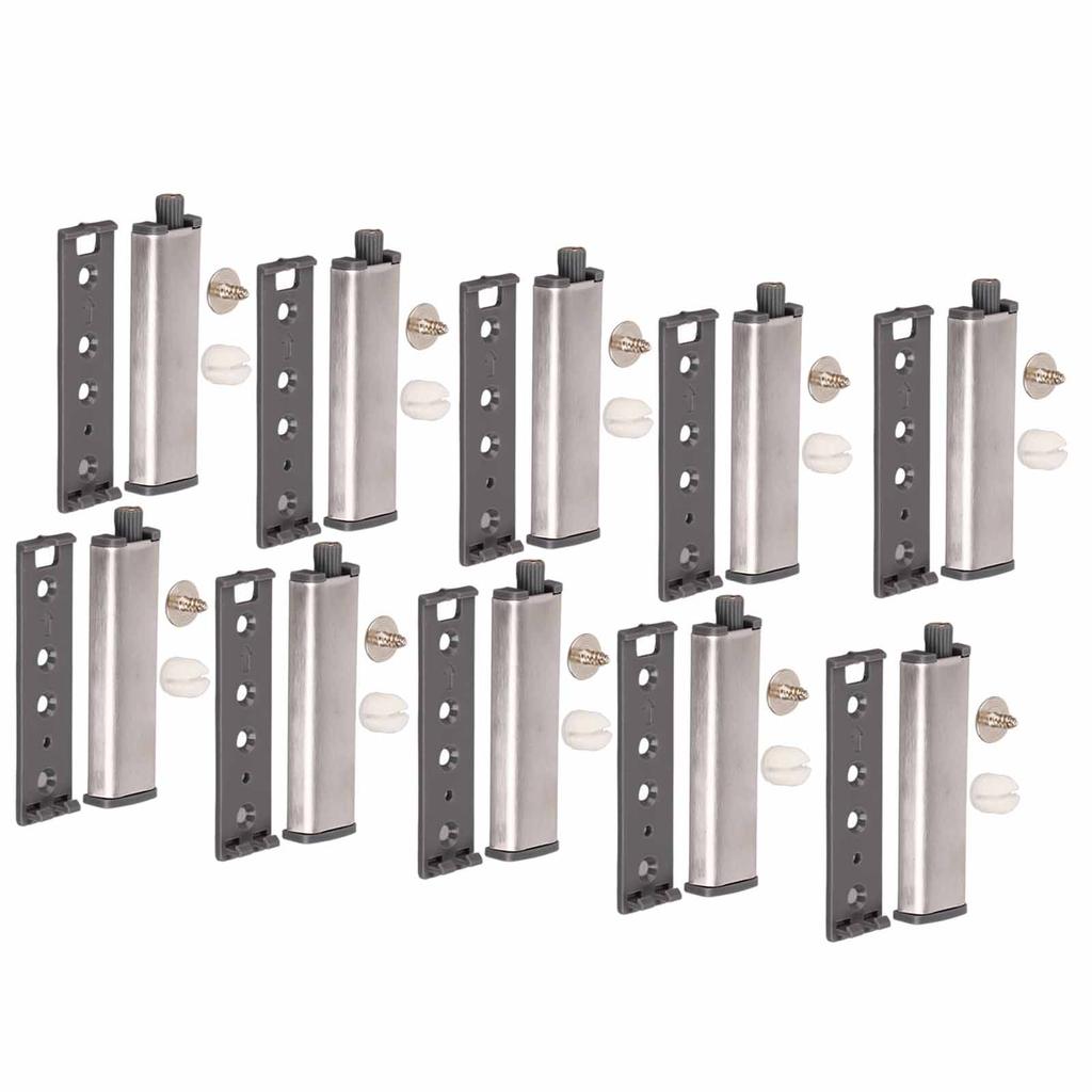 10Pcs Cabinet Door Push Latch Magnetic Stainless Steel Cupboard Rebounder Touch Latches Kitchen