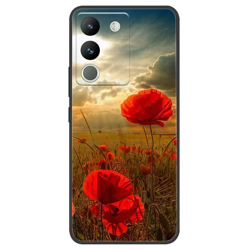 For VIVO V29E Case V2317 Camer Protective Shell For VIVO Y200 5G Phone Case Soft Silicone TPU Back Cover V2307 Shockproof Fundas