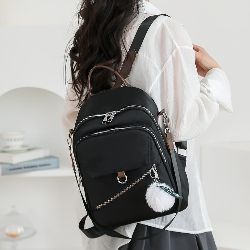 Damen Retro Pendler Rucksack Studenten Schultasche Multifunktionale Umhängetasche