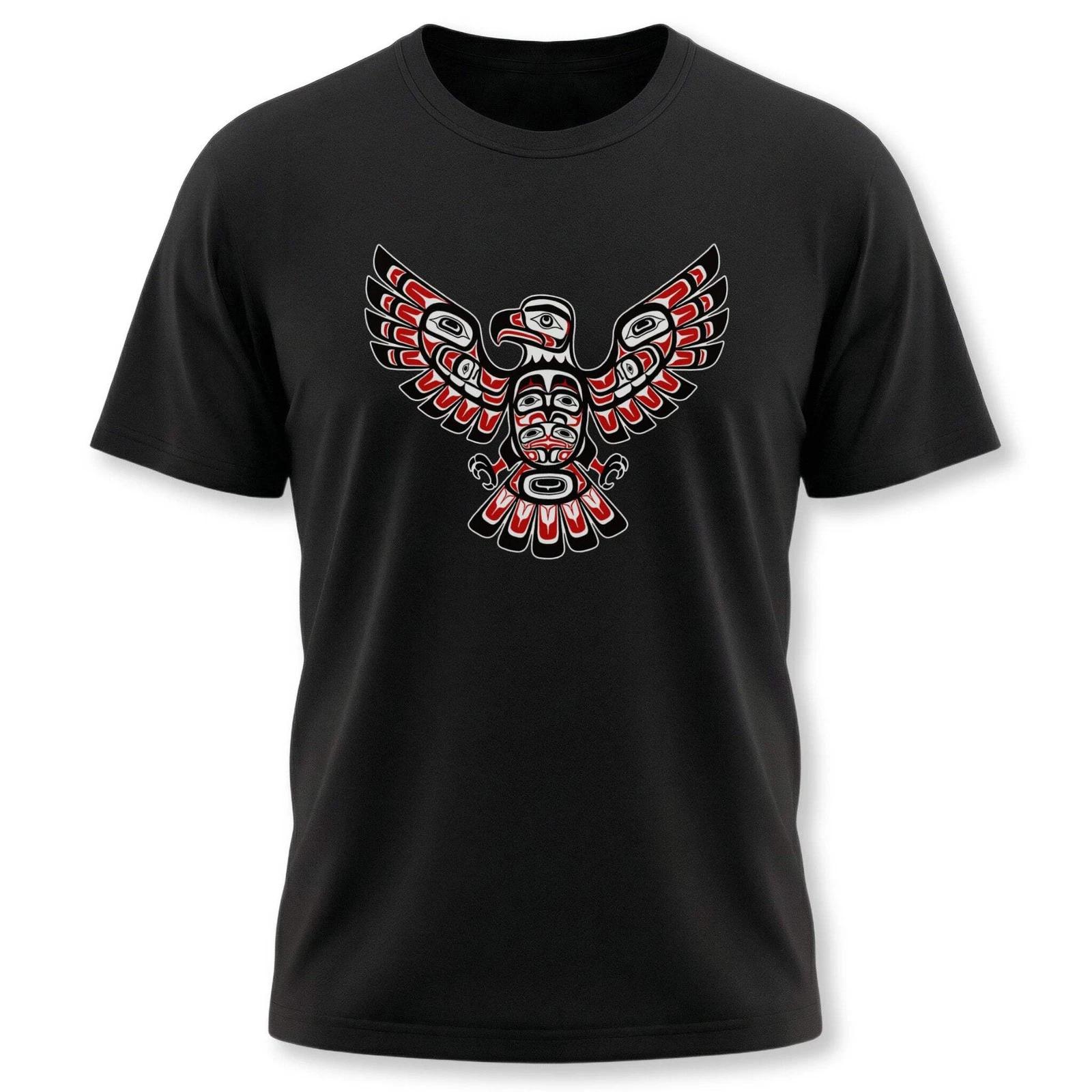 Native American Haida Eagle T-Shirt | Northwest Coast Formline Art Tee S