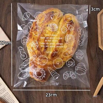 ZISIZ Selbstklebende Verdickte Brot- & Toast-Verpackungsbeutel