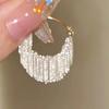Vintage Long Chain Tassel Ring for Women Design Creativity Exaggerate Personality Finger Accessories Punk Fashion Jewelry Gift