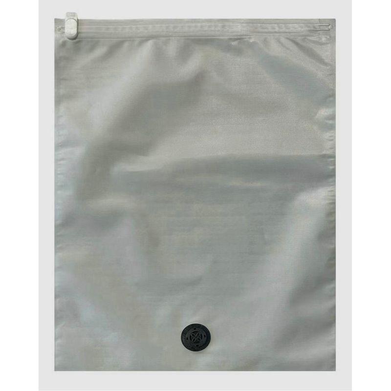 

Cross-Border Oxford Cloth Hand-Rolled Bag, Special Hand-Rolled Portable Compression Bag for Home Luggage, Travel Vacuum Storage Bag Light gray Hand pump