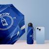 Everton Football Pattern Printed Mini 5 Folds 8 Ribs Compact Umbrella Windproof Waterproof Lightweight Portable Folding