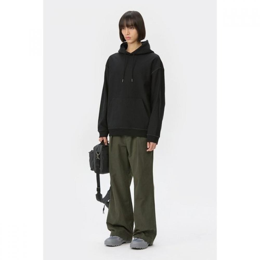 Customellow Black Stitch Hoodie Black Cwtaw25633bkx