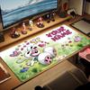 Tappetino per Mouse diddl con Nome Personalizzato Grande Cuscino per Tavolo da Gioco Antiscivolo Laptop Tablet Mousepad Grande Tappetino XXL Mini PC Playmat Con Bordo Bloccato_XIA