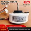 ACXA92-02470 Fan Motor for Panasonic Wall-Mounted Air Conditioner, Indoor Motor YDKS-20-4, Short Shaft