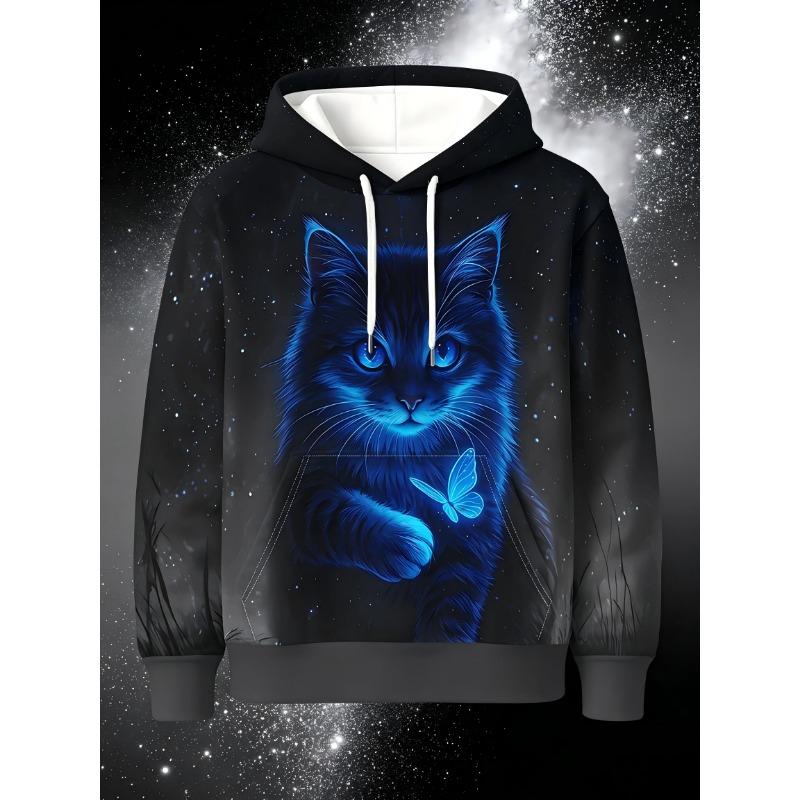 Long-sleeved Hooded Hoodie - Patterned Clothing - Suitable for Both Men and Women - Street Casual Loose-fitting Hoodie