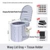 Foldable Portable Outdoor Toilet for Adults - Emergency Travel, Camping, Ladies' Commode
