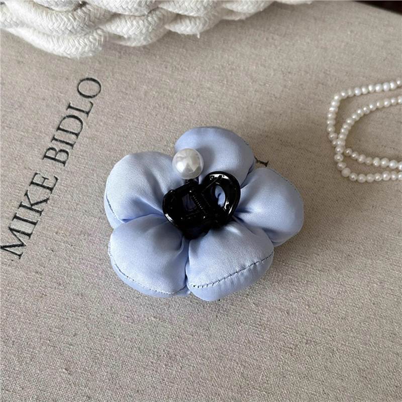 Nowa Wysokiej klasy Spinka do włosów Tył Kwiatowe Bufki Półspięte Włosy Mały Klips do Włosów Ozdoba na głowę Nakrycie głowy Dziewczynki Kobiety Akcesoria do włosów