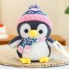 Spring Penguin Plush Toy: Soothing Doll Pillow, Keychain Pendant & Cloth Doll Figure for Girls