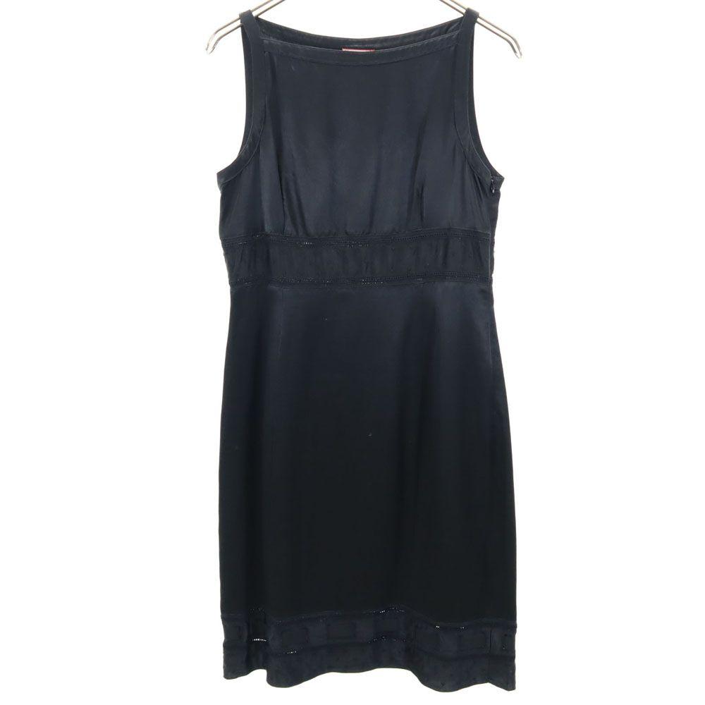 

MAX&CO made in Italy No sleeve mini dress 42 black Women Used