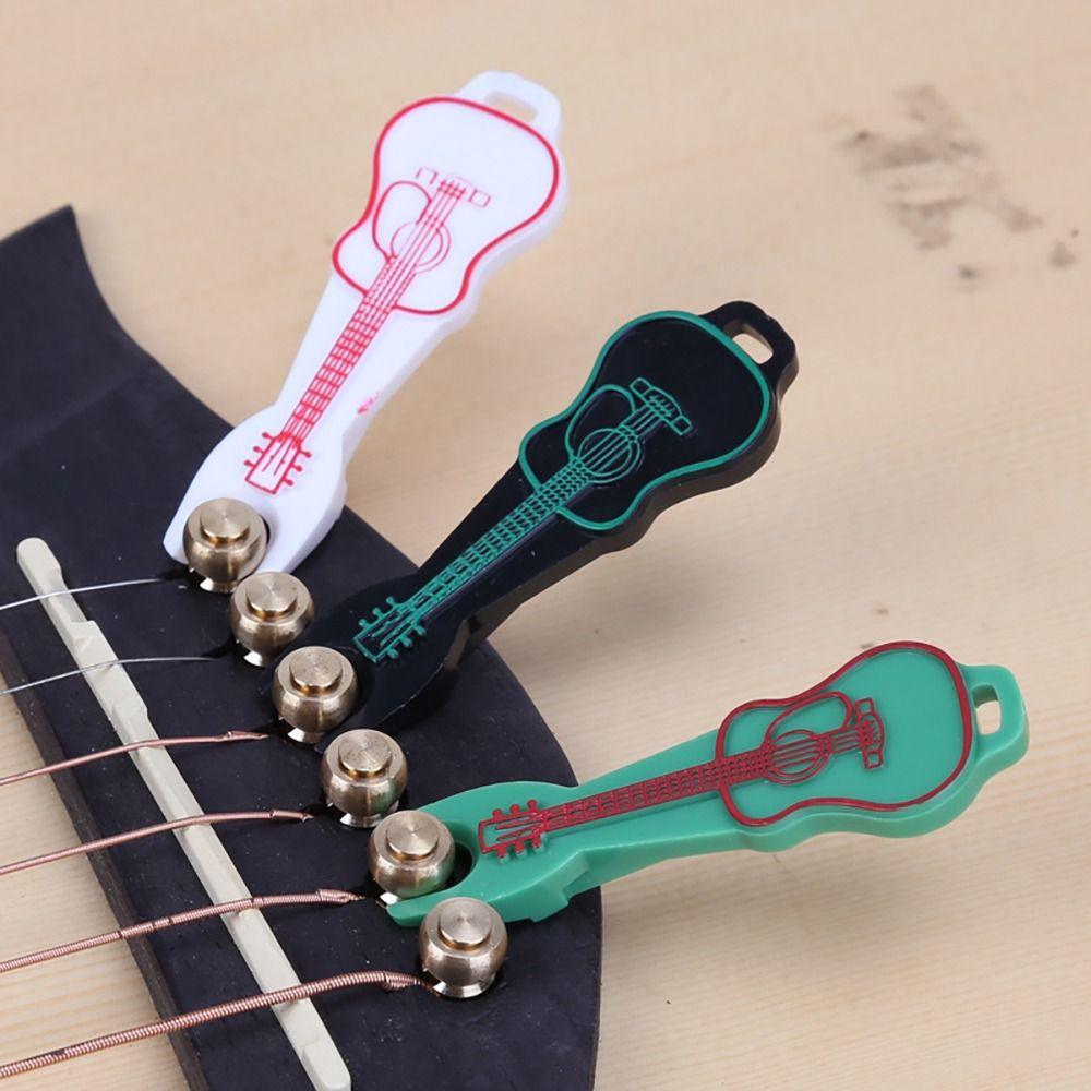 1Pcs Strap Retainer System Locking Button Pins Locking End Stud  for Acoustic Bass Guitar
