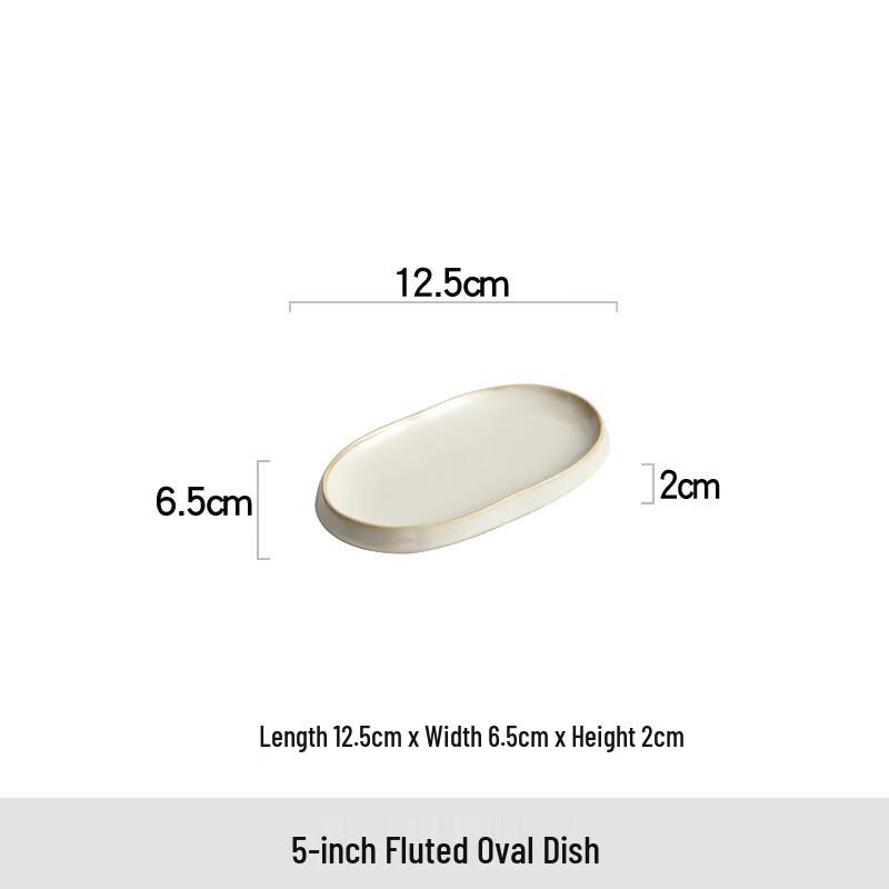 Ceramic Oval Fish & Serving Plates