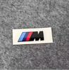 BBKT7 1PCS Sport Black Silver Replacement Rear Trunk Emblem Badge For BMW M ABS Logo Side Label Sports Displacement M badge Sticker