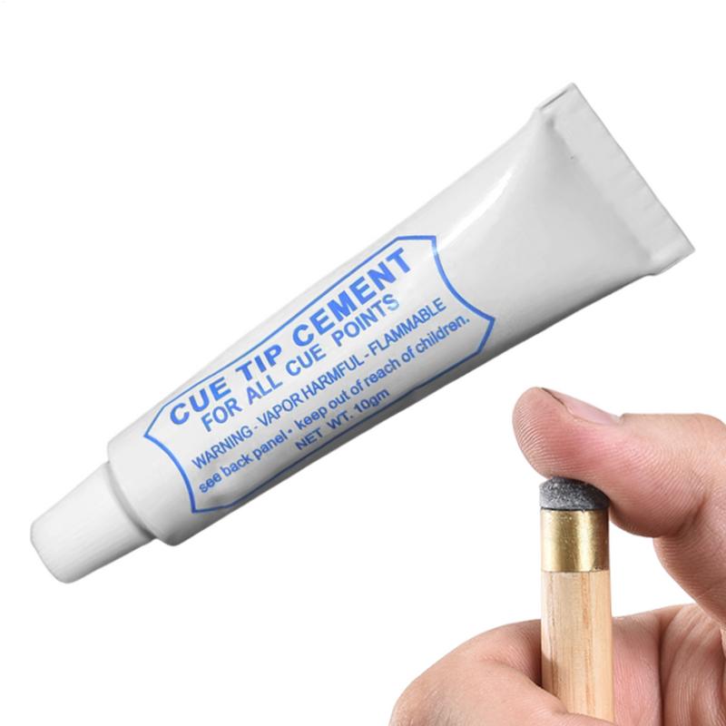Colla per Tacche da Biliardo Liquido Riempitivo Trasparente Asciugatura Rapida Colla Forte Portatile Durevole Accessori per Tacche da Snooker e Biliardo
