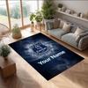 Everton FC Printed Crystal Velvet Rug Non‑Slip Crystal Velvet Carpet For Sofa Bedroom Indoor Home Decoration