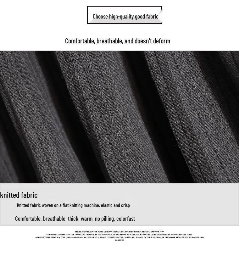 Women's Wool Knitted Pleated A-Line Skirt – Perfect for Autumn and Winter