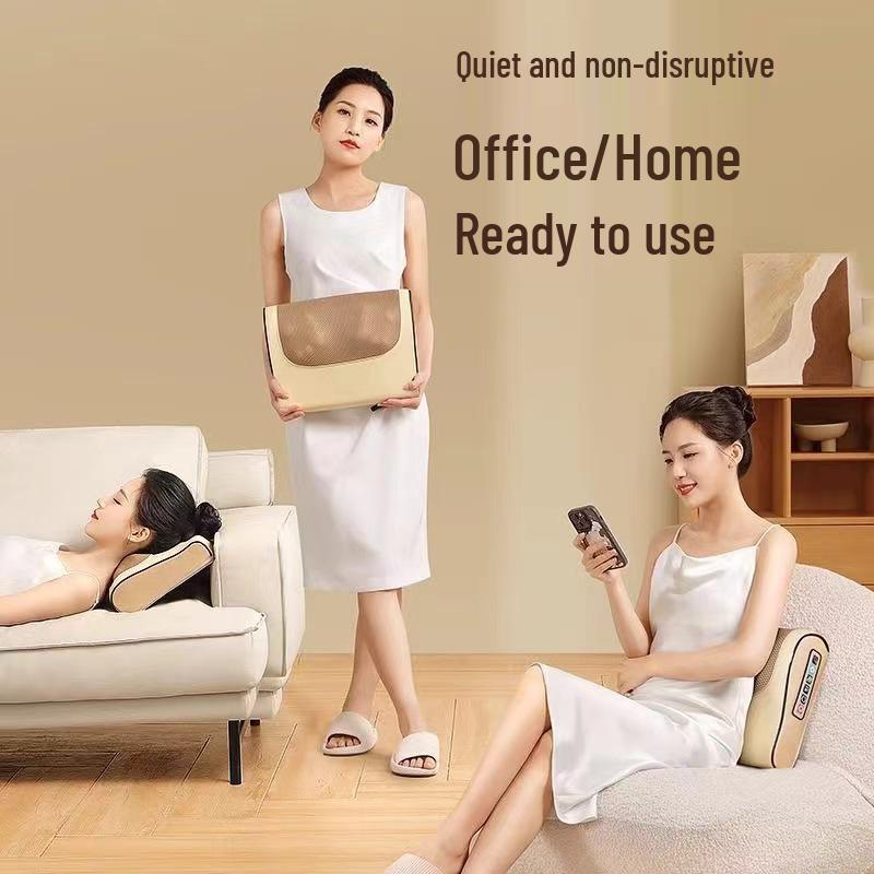 Cervical & Lumbar Electric Heating Massage Pillow