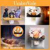 Unique Ghost Night Light Candle Holder Perfect For Halloween And Festive Decorations