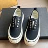 Retro Thick-soled Canvas Shoes Casual Breathable Women's Shoes for Spring and Autumn