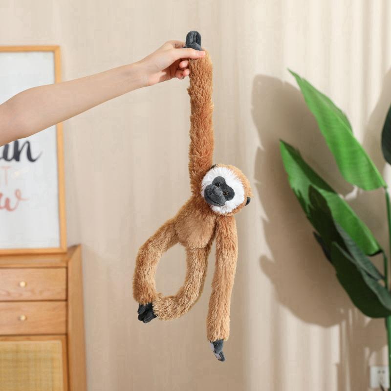 50/70cm Simulation Long Arms Monkey Plush Doll Mother Child Lemur Sloth Orangutan Plush Toy Home Decoration Gift For Children