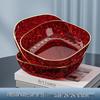 Trendy Diamond Texture Plastic Fruit & Candy Dish