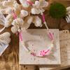 Frangipani Seed Bead Imitation Pearl Necklace Beach Bohemian Vacation Style Flower Necklace Fashion Trend Versatile
