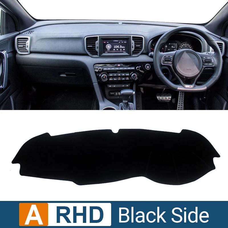 Car Dashboard Cover For Kia Sportage 4 QL 2016 2017 2018 trument Desk Sun Shade Mat Dash Non-slip Accessories