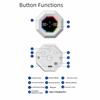 LED Display Gravity Sensor Timer Magnetic Kitchen Timer Mini Flip Timer Clock  Alarm Clock