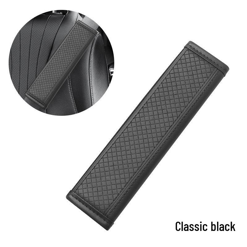 Leather Car Seat Belt Shoulder Pad - Universal Protective Cover