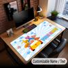 Custom Name Text Big Mouse Pad,El Payaso Plim Plim Soft Non Slip Extended Desk Mat For Home Office