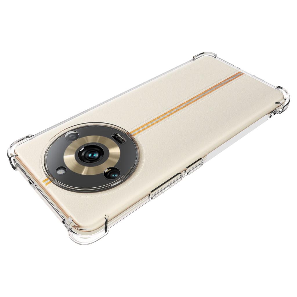 Für Realme 11 Pro 5G Transparente Handyhülle Rutschfeste Handy-TPU-Stoßfeste Hülle