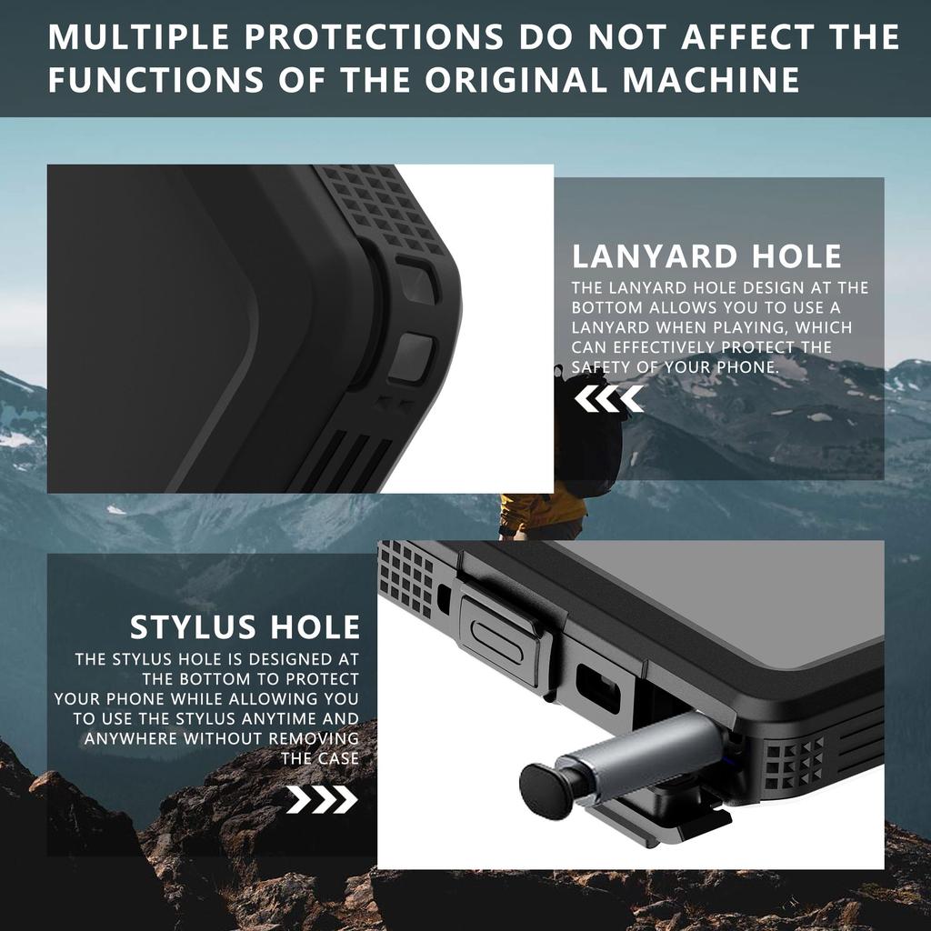 IP68 Waterproof Case For Samsung Galaxy S24 S25 Ultra S24 Plus Outdoor Diving Phone Coque Dustproof Swim Proof Underwater Cover