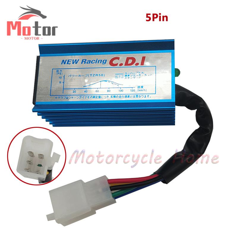 Racing Performance CDI Ignition Coil Spark Plug 5Pin 6Pin/Set for Gy6 150cc 125cc 50cc WEQ Ignition Spark Plug