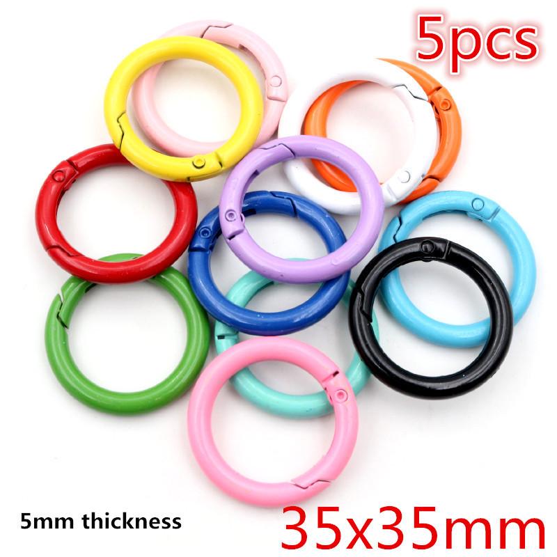 Mixed Styles & Colors Keychain Lobster Clasps with Jump Ring Jewelry Accessories