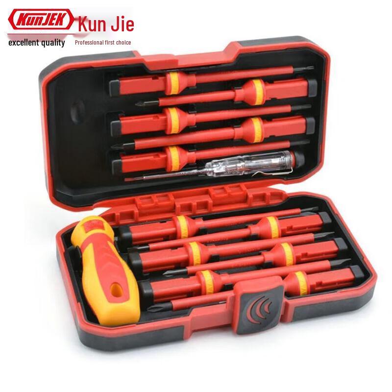 KUNJEK H629-008 13-Piece VDE Insulated Screwdriver Set
