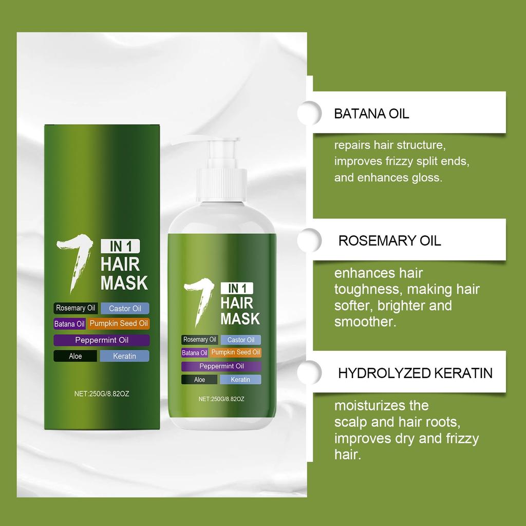 Moisturizing Hair Mask Nourishes Hair, Protects Hair, Makes It Smooth And Fragrant