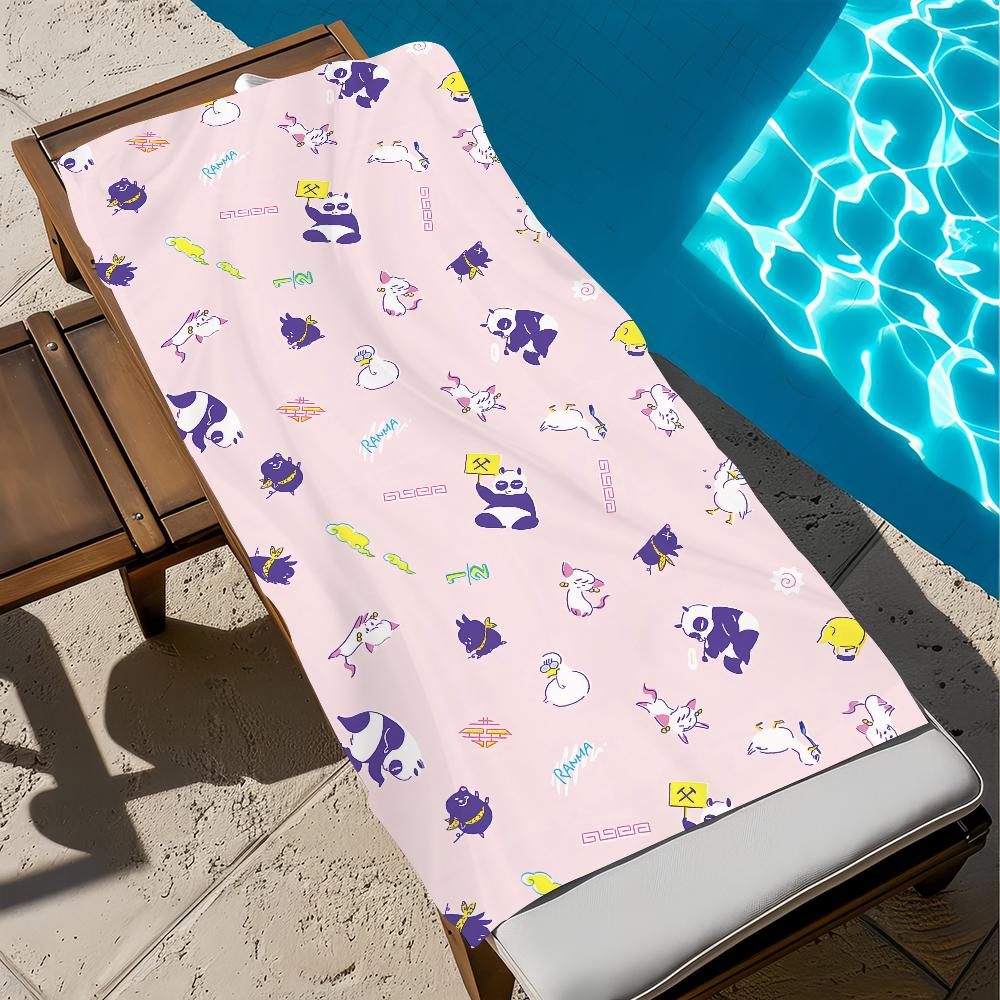 

R-ranma-a anime cute Towel Beach Quick Dry Soft Pool Towels Gift for Travel Gym Shower Camping sports W30*H60(CM)