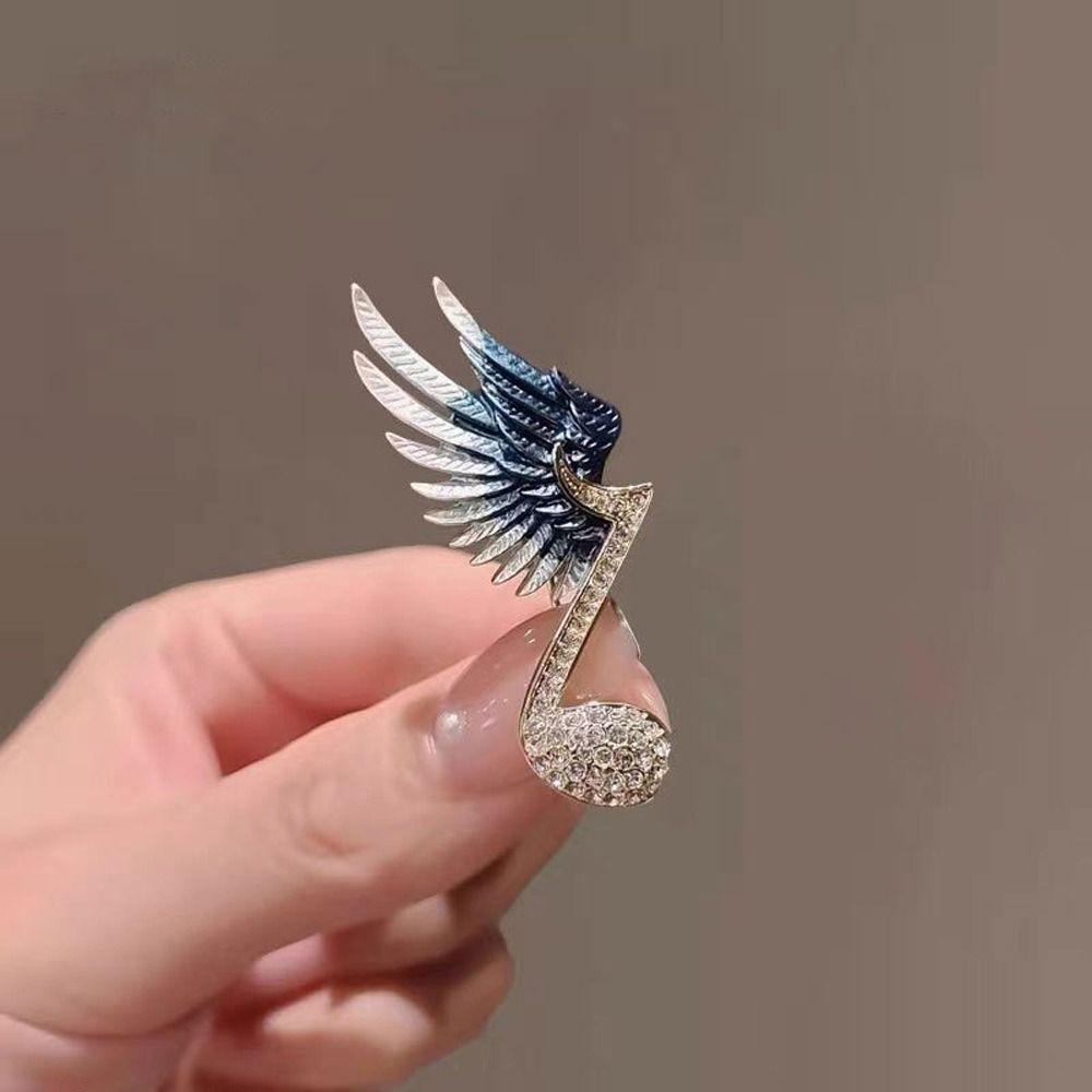Zinc Zinc Alloy Angel Wing Girl Gift Clothing Accessory Fashion Jewelry Korean Style Brooch Women Brooch