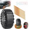 10-1Pcs Car Motorcycle Snow Chains Reusable Tire Anti Slip/Skid Tie Winter Emergency Safety Belt Tyre Chain Moto Accessories