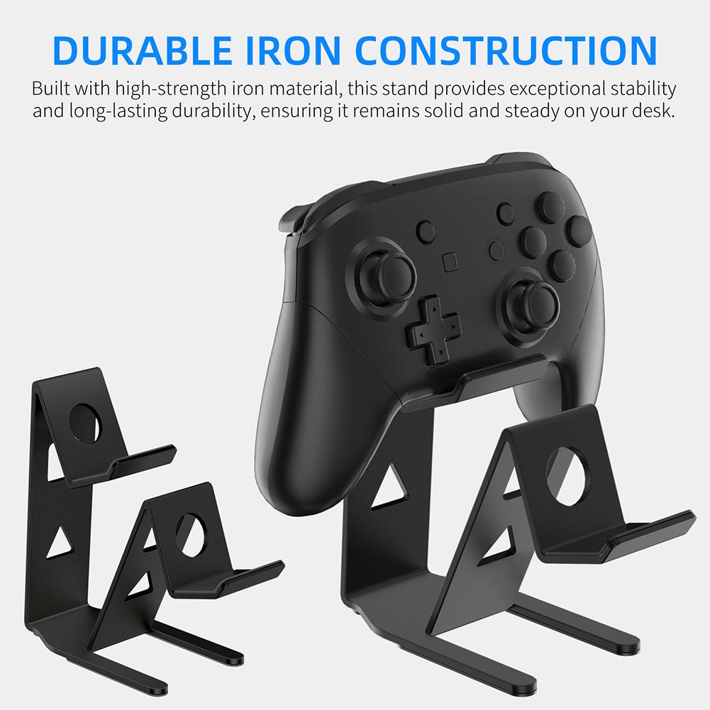 Gamepad Rack Stand Space Saving Controller Display Stand Dual Game Controller Stand Holder for Switch/PS5/PS4/Xbox