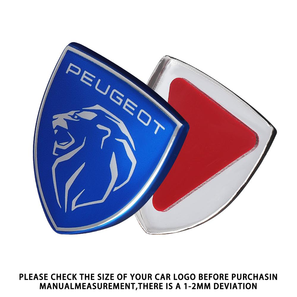 2026 Horká Samolepka na Auto Pro Peugeot 207 3008 206 208 308 5008 407 508 307 4008 2008 1ks Kryt Znak Střed Volantu Auta Embl