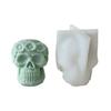 Large Halloween Skull Silicone Mold Halloween Decoration Gypsum Plaster Molds