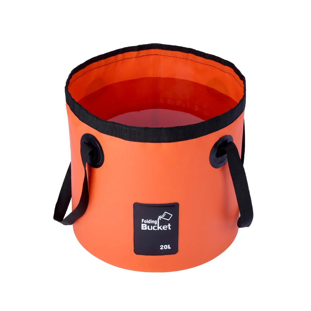 12L Portable Foldable Water Bucket Fishing Bucket Folding Water Container for Travelling Camping Hiking Fishing Washing