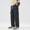 American Overalls Men's Summer New Ins Trendy Brand Loose Large Size Casual Pants Fashionable Multi-pocket Straight Trousers